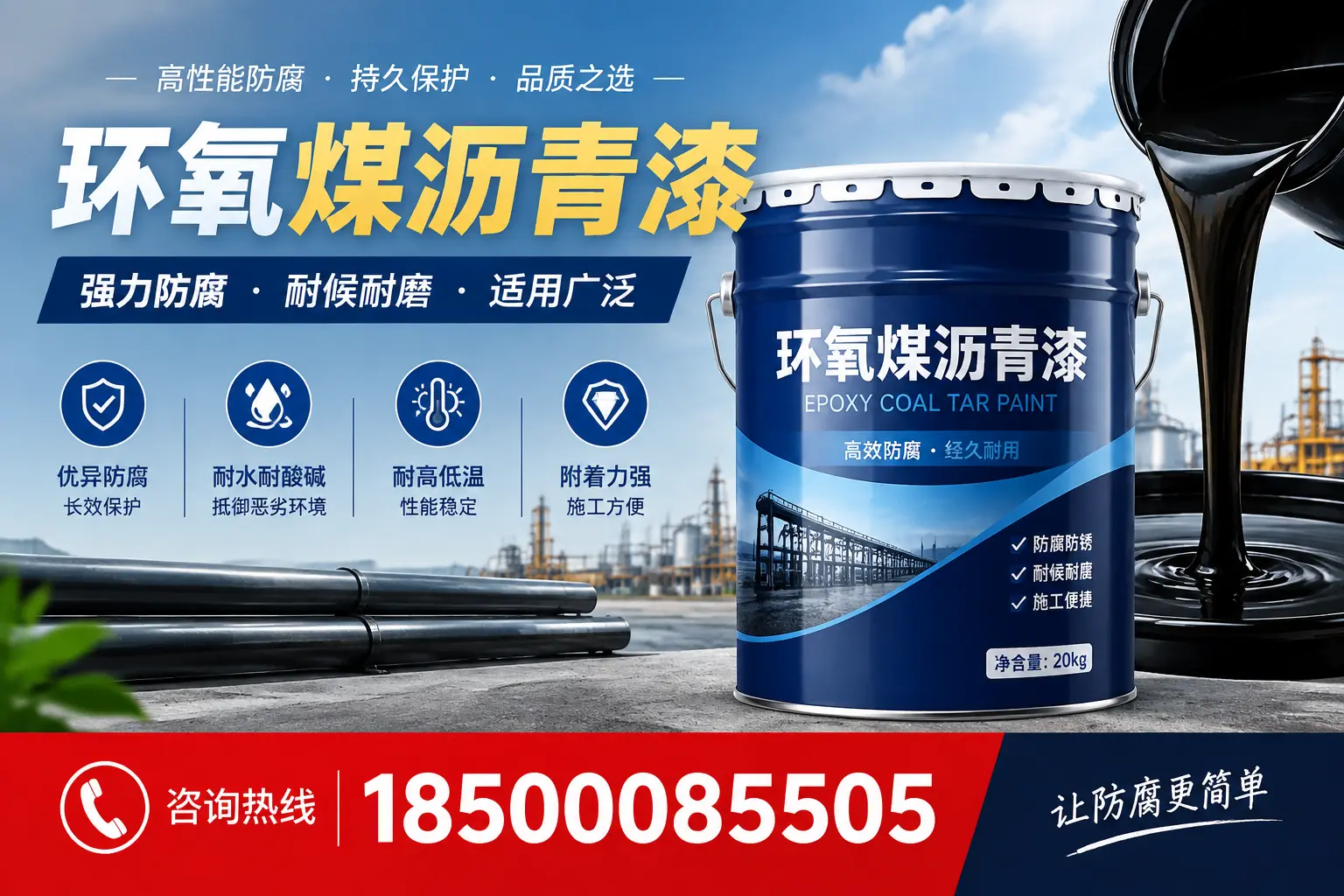 环氧煤沥青漆在不同气候条件下的表现分析，拉萨适用性